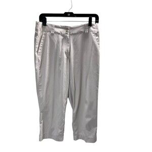 Nike Golf Pants Women's Size 4 Off White Straight Leg
